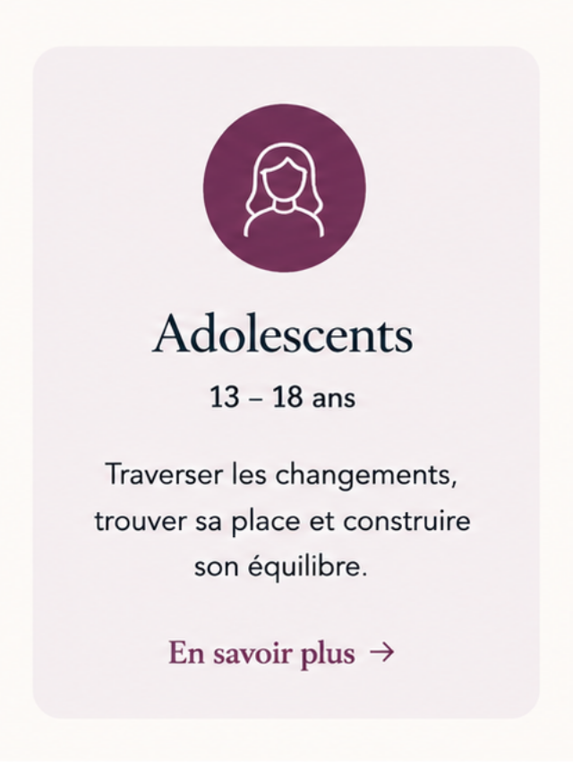 therapie adolescents billom